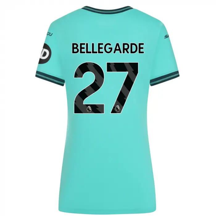 Wolves Fanshop | 25-26 Wolves Pro Away Shirt – Womens BELLEGARDE 27 Wolves Merchandise Collection